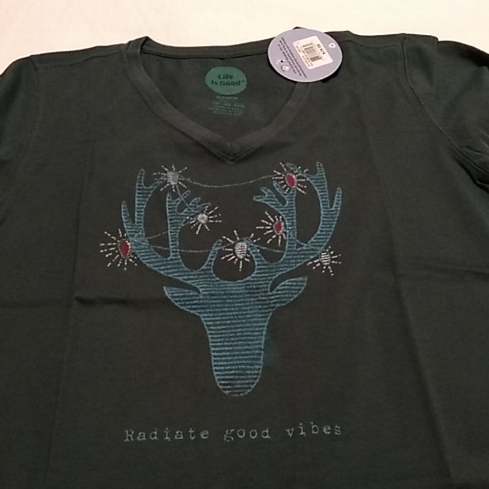 New women's XS Life is Good tee shirt